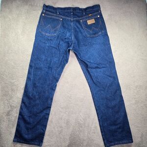 Wrangler 13MWZ 38 x 32 Cowboy Cut Original Fit Blue Jeans Western 100% Cotton